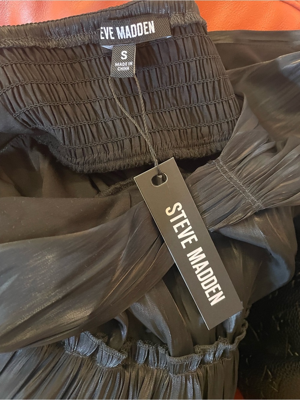 Steve Madden Black Spaghetti Strap Maxi Dress - Picture 9 of 12